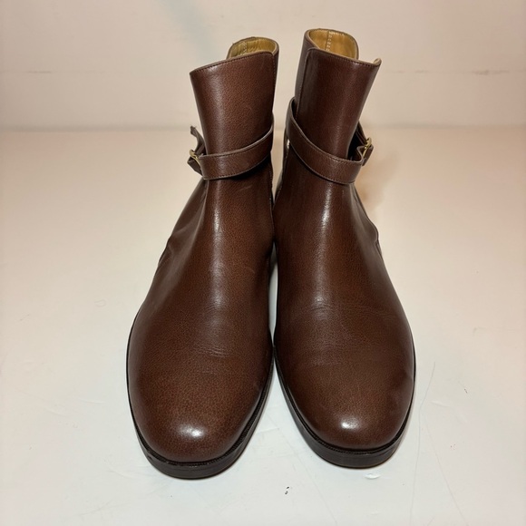 E. Vogel NYC Custom Chelsea Leather Ankle Brown Boots Women’s Size 10 7” Height - Picture 7 of 12